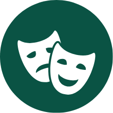 Icono de mascaras: altibajos emocionales. Contenido para gestion de ansiedad y estres con terapias holisticas personalizadas en Tenerife. Agenda tu consulta.